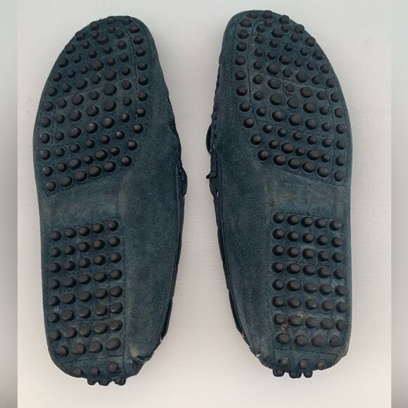 Men's Tod’s Blue Suede Loafers - Picture 8 of 9